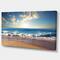 Designart - Sea Sunset - Seascape Photography Canvas Art Print